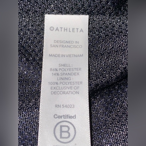 Athleta Brooklyn Track Silky Bomber Jacket Workout Water Repellent‎ NEW Women L - Picture 5 of 11